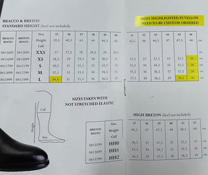 Tattini Breton Long Riding Boots Standard Height